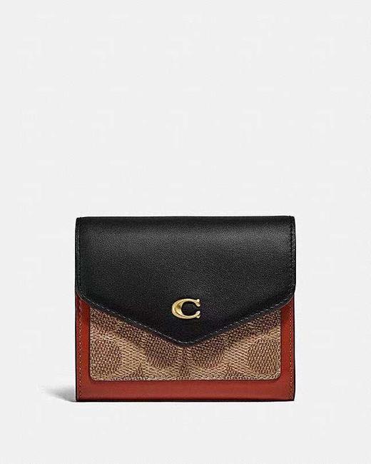 COACH 拼色经典帆布标志WYN小号钱包 商品图0