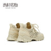 西村名物2021秋季新款时尚潮流运动风厚底老爹鞋女休闲鞋X21CM32971 商品缩略图3