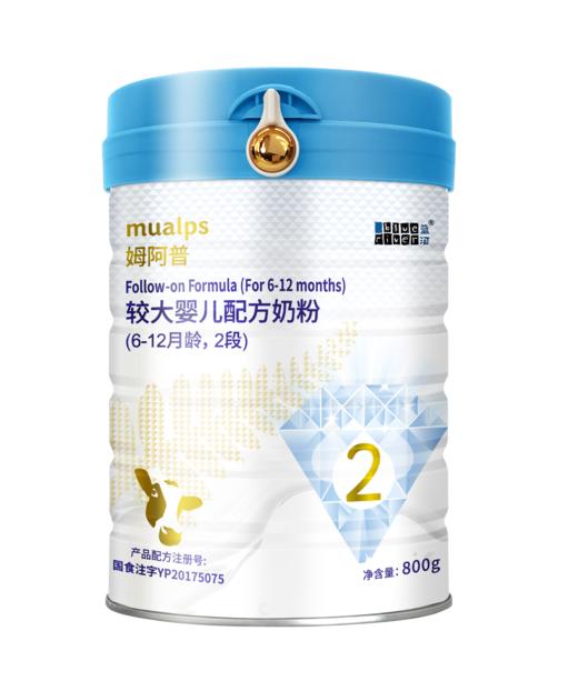 美丽市场超市 蓝河姆阿普较大婴儿配方奶粉6-12月龄2段800g*6 商品图0
