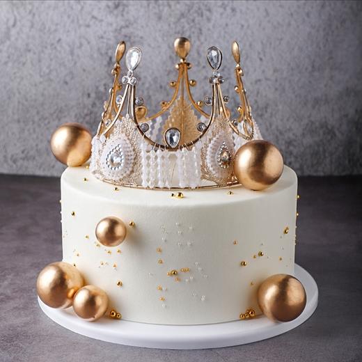 【皇冠女神】叮当CAKE爆款生日蛋糕-鲜果奶油蛋糕 商品图0