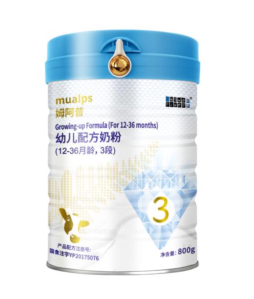 美丽市场超市 蓝河姆阿普幼儿配方奶粉12-36月龄3段800g*6 商品图0