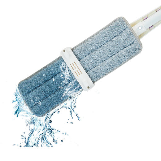 【快乐家务事】妙洁免手洗 平板拖布 网红懒人滑片式 托布家用木地板 挤水 拖把 不脏手 站立储放 清洁死角 吸附力强 商品图0