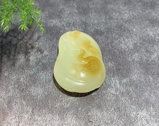 【御珠宫坊】糖白玉花鹤牌 商品图4