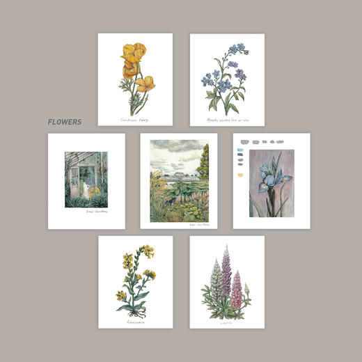 NICKIGAO丨花园系列卡片 商品图0
