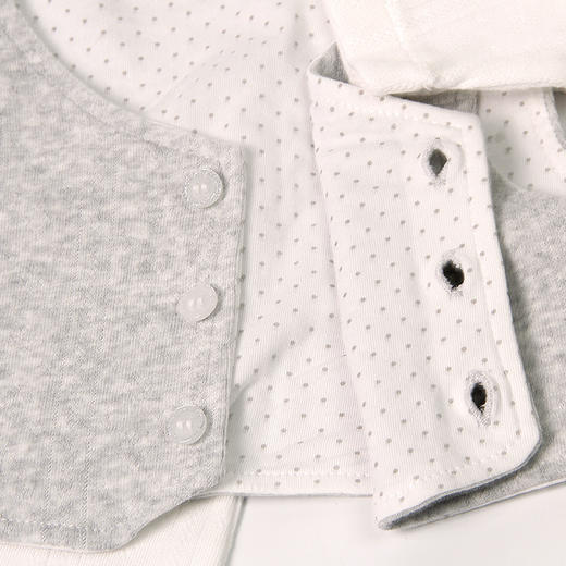 拉比-童衣类（春）D0新生志全开连体衣（配全开 商品图2