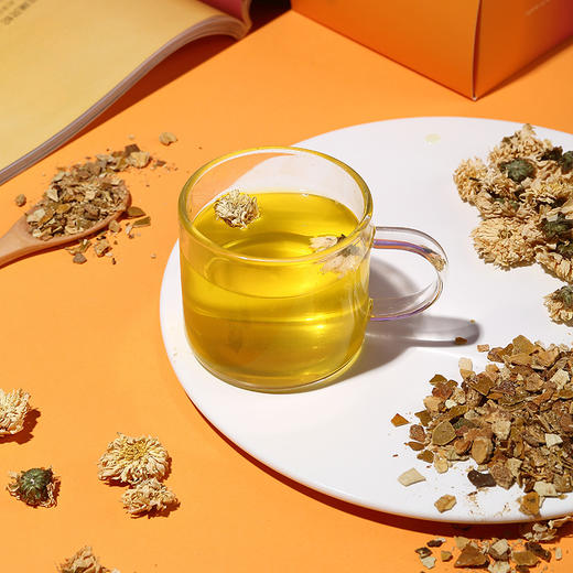 【虎力全开】买一送一！150g华北制药花茶 草本原材料  科学配方 （四角泡袋） 商品图2