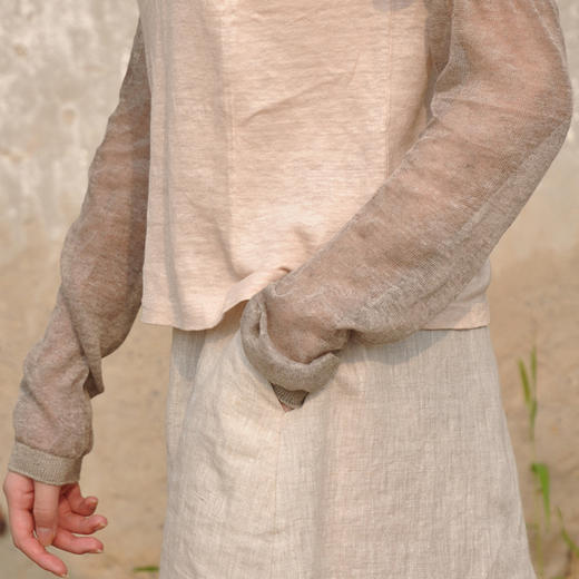 麻+大麻防晒袖 商品图1