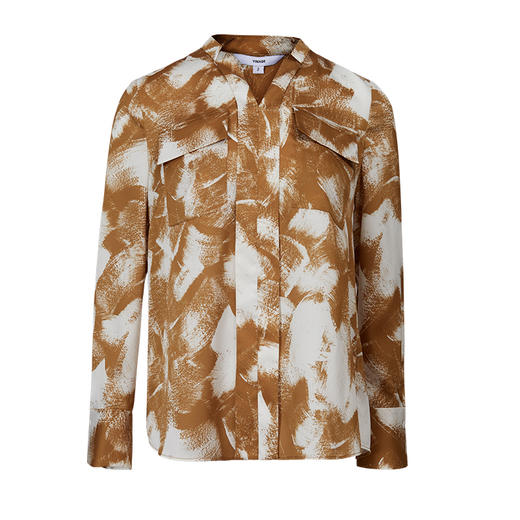 VIMAGE纬漫纪秋季新款时尚通勤印花飘带衬衫女上衣V1613212 商品图4