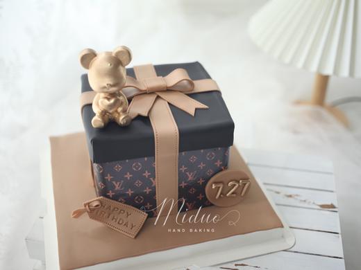 LV熊 爆款 网红 潮牌 礼物盒 翻糖蝴蝶结礼物盒 商品图2