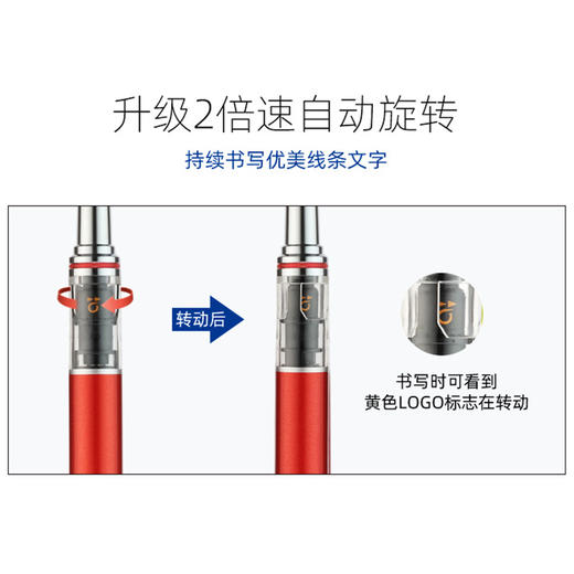 日本三菱铅芯自动旋转自动铅笔0.5mm 商品图1