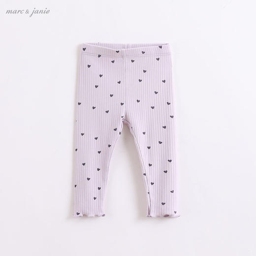 马克珍妮春装童装女童儿童薄款针织打底裤 婴儿宝宝裤子春秋220836 商品图1