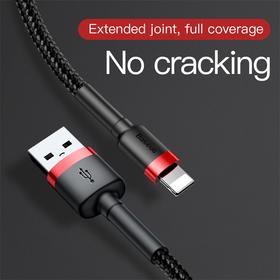 倍思 卡福乐数据线 USB For lightning 2.4A 0.5M