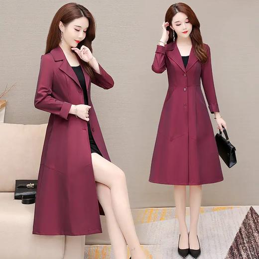 YWE-ALLJ21B16FH新款修身气质优雅时尚单排扣薄款风衣外套 商品图1