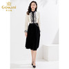 乔万尼季新款半身裙丝绒小香风设计半裙EI3D209 商品缩略图2