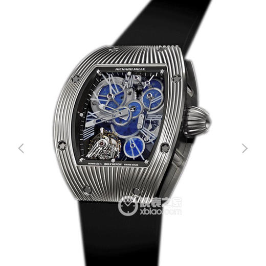 RM理查德米尔RM018系列！尺寸48*39 进口自动机械 采用进口蓝宝玻璃 同时胶带运用 橡胶表带，男士腕表，透底 商品图0