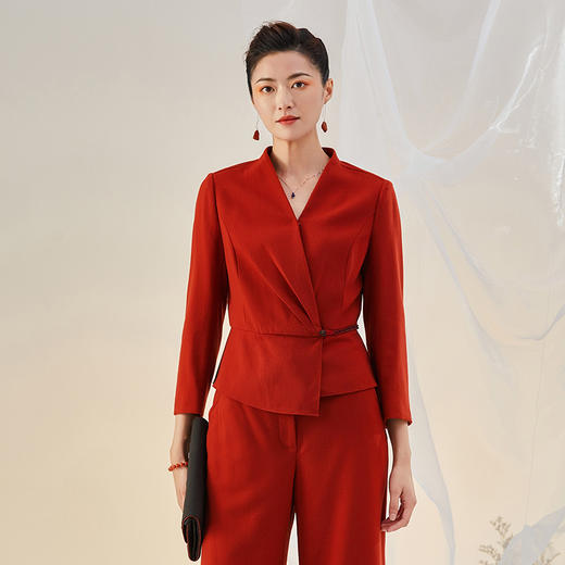 TANGY Collection/天意精品2021年秋冬新品时尚收腰商务休闲西装 商品图4