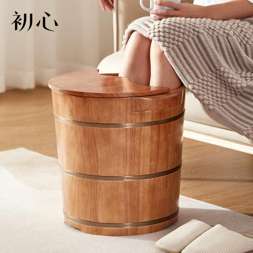 初心| 实木足浴桶泡脚桶 商品图2