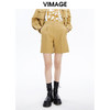 VIMAGE纬漫纪秋季新款高腰显瘦休闲短裤女V1605207裤子 商品缩略图0