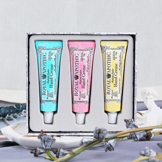ROYALAPOTHIC经典系列护手霜套盒35g*3（送随机香味手霜小样5g*7) [福利品] 商品图5