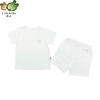 拉比-童衣类（夏）D0小熊物语短袖肩开服套装米 商品缩略图0