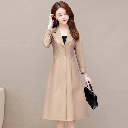 YWE-ALLJ21B16FH新款修身气质优雅时尚单排扣薄款风衣外套 商品图5