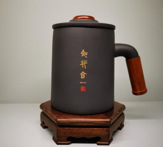 将军杯（黑朱泥）定制案例 商品图0
