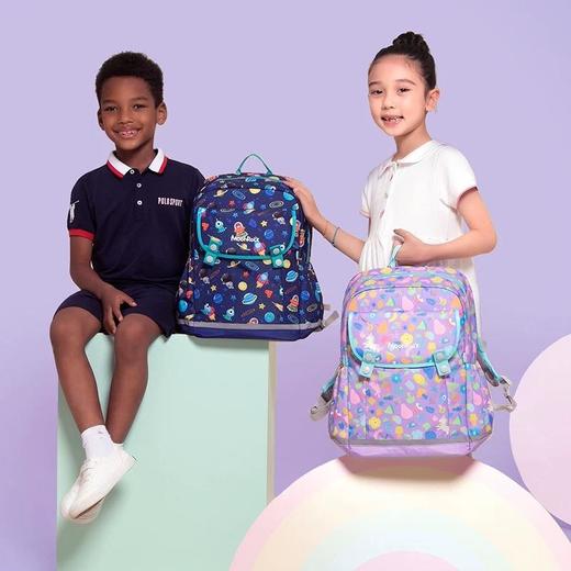2021春季新款香港梦乐（MoonRock）护脊书包小学生护脊减负书包男女儿童双肩背包SS100P系列 商品图4