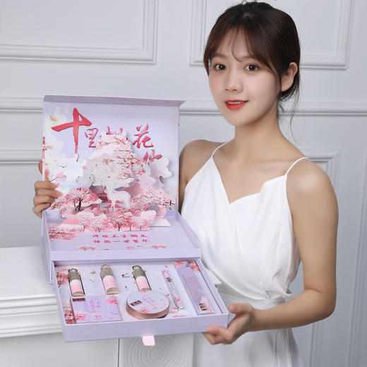 【美妆个护】七夕情人节礼物口红礼盒彩妆套装化妆品全套故宫创意生日礼物 商品图1