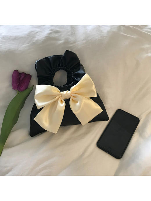 【女包】。FRUITY韩版chic设计感云朵凹造型小包女百搭网红手拎pu软皮包包 商品图0