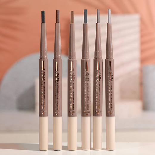 【美妆个护】彩妆小丑鱼扁芯双头眉笔防水防汗不脱色持久不晕染画眉粉灰棕多色 商品图0
