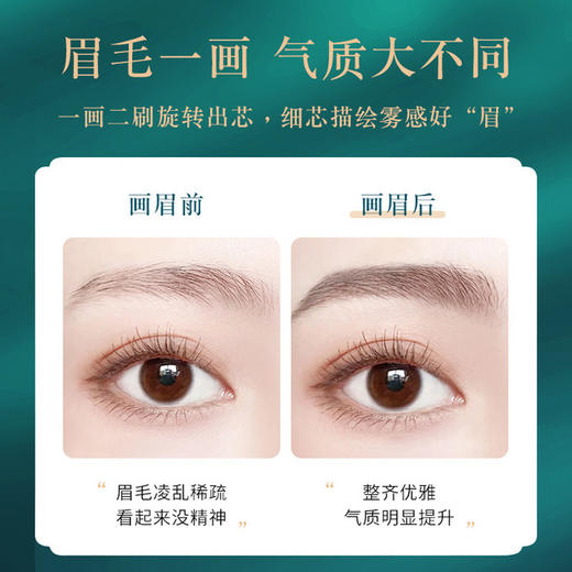 【美妆个护】HEYXI韩媛熙纤细三角双头眉笔持久不晕染双头眉笔防水防汗初学者 商品图3