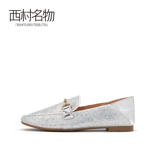 西村名物2021秋季新款中跟凉鞋女潮细带百搭ins仙女风女单鞋T21CM33911 商品图1