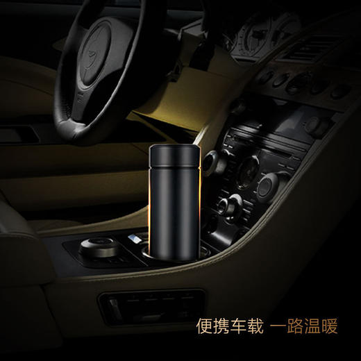 不锈钢保温杯 | 轻薄杯身保温保冷黑色款500ml 商品图2