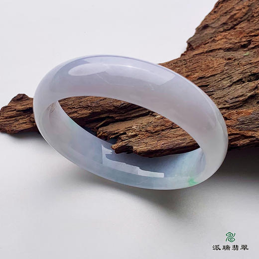 派瑞翡翠 翡翠手镯 糯种 淡紫色 商品图2