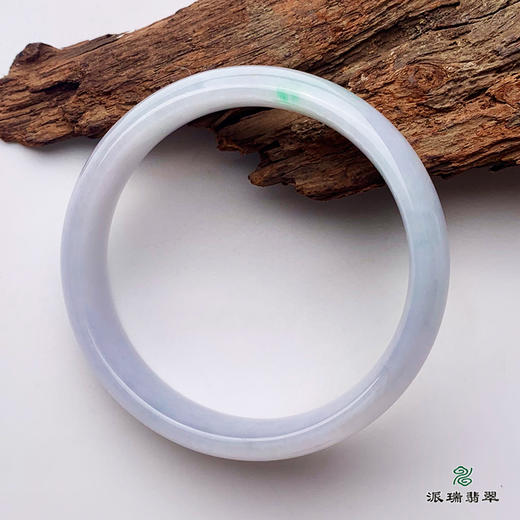 派瑞翡翠 翡翠手镯 糯种 淡紫色 商品图0