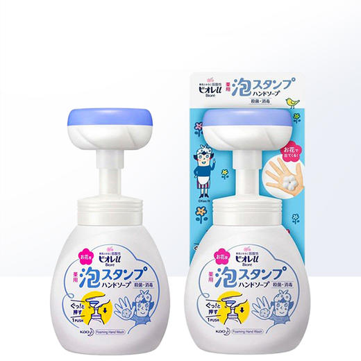日本花王碧柔花朵儿童洗手液泡沫宝宝滋润除菌 250ml 商品图1