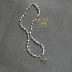 spoiledbrat jewelry pretzel 异形珍珠项链