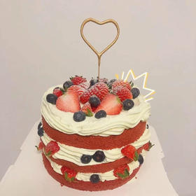七夕限定淡奶油蛋糕    草莓款