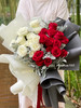 一生一世丨13朵白玫瑰14朵红玫瑰花束 商品缩略图1