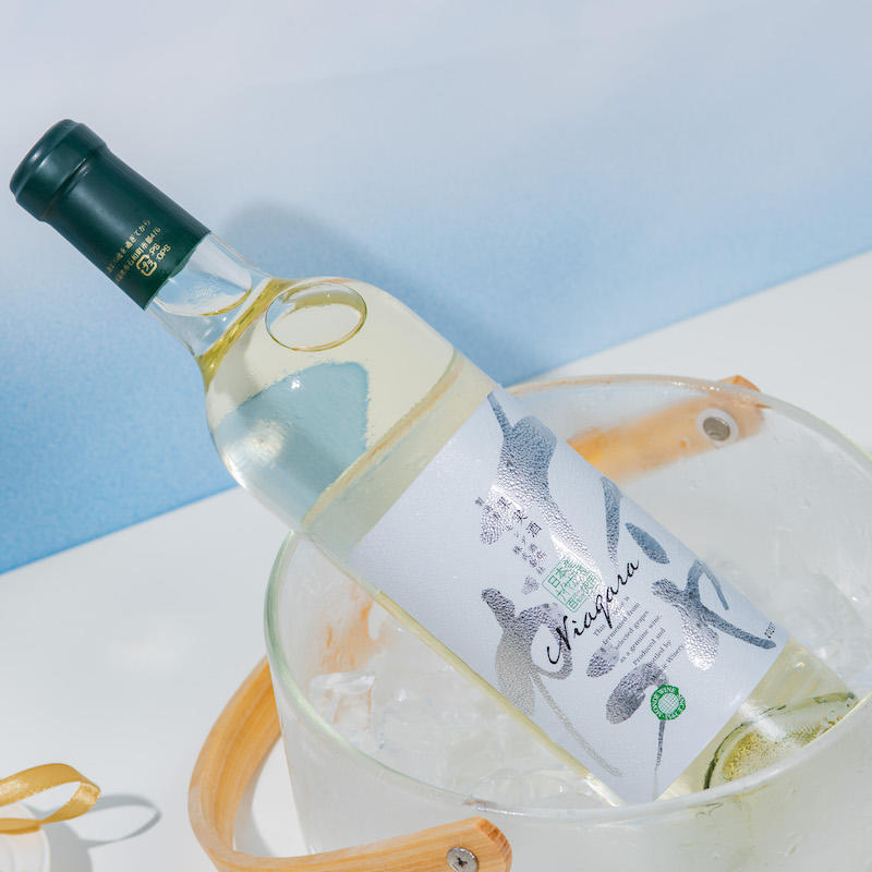 日本进口梦的巨峰起泡葡萄酒/尼亚加拉甜白葡萄酒720ml