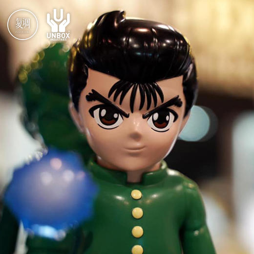 现货 Unbox 幽游白书 浦饭幽助与桑原和真 套装 搪胶 限定 潮流玩具 摆件 商品图4