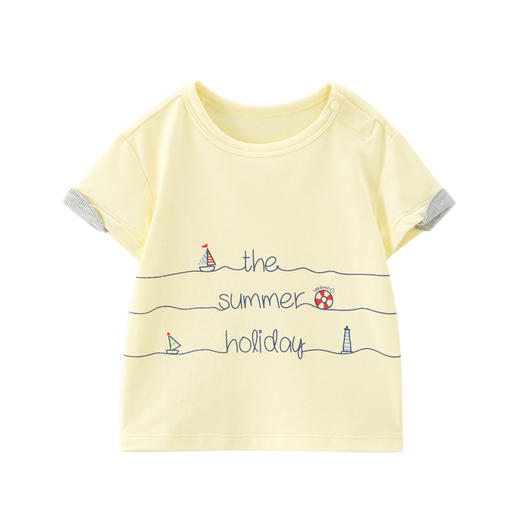 英氏-童衣类（夏）C9英针圆领短套衣 商品图4