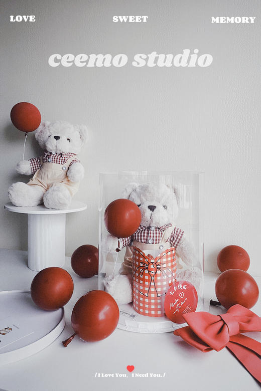 告白气球抱抱熊 商品图1