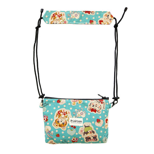 HUJI祤集pieton斜挎包POPOLO复古波点猫猫 商品图1