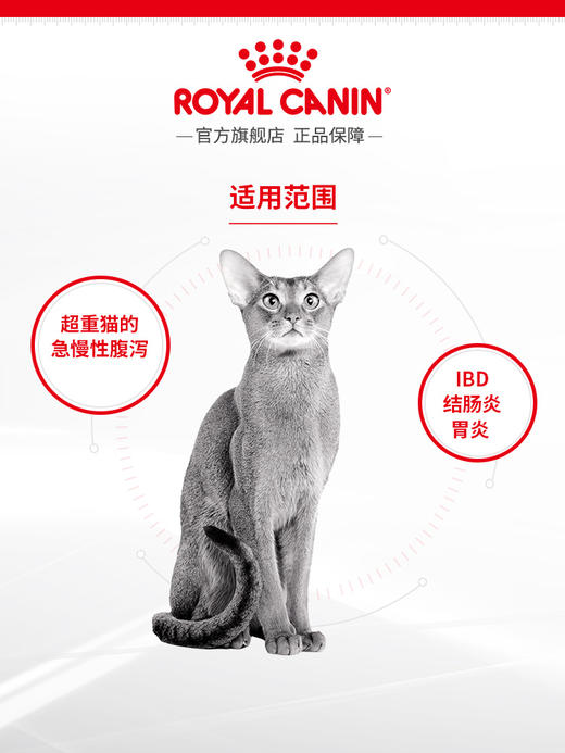 皇家 处方猫粮 GIM35 肠道(能量适中) 1.5kg 成猫用 商品图2