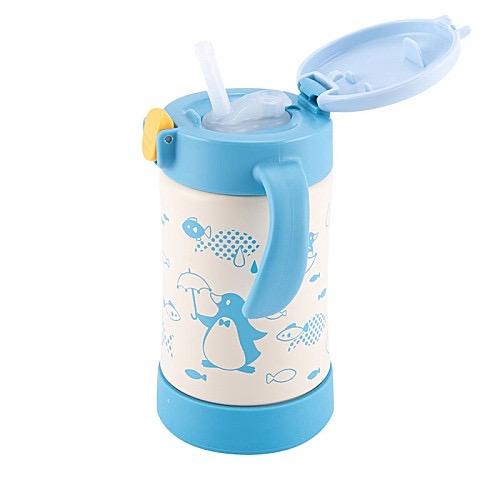 Richell利其尔儿童不锈钢保温杯带吸管 2019/2020款  300ml 商品图3