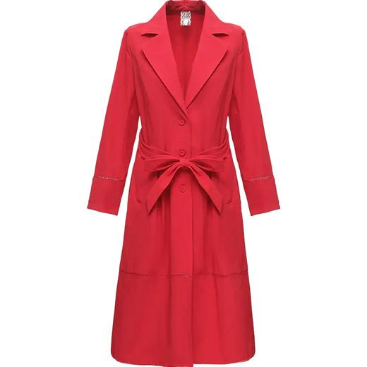 YWE-YX-H8810秋装新款修身收腰气质时尚长袖风衣外套 商品图6