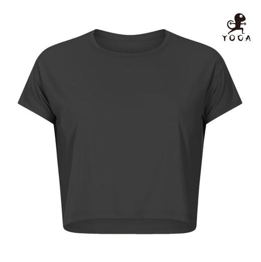 【七十二小时发货】壁虎瑜伽【2108SY064】高弹亲肤宽松短袖（无胸垫） 商品图8