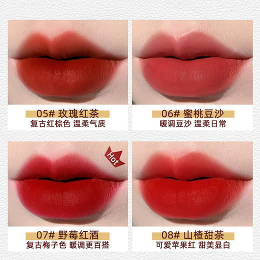 【美妆个护】PIPL小羊皮细管口红小众品牌防水防汗豆沙色奶茶色 商品图2