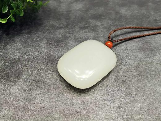 【御珠宫坊】羊脂白玉无事牌 商品图1